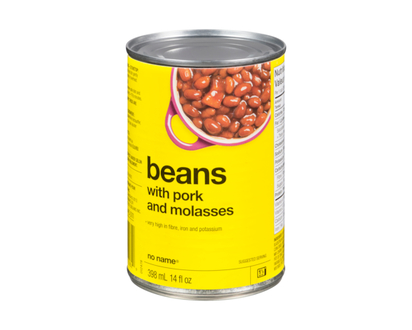 Sans Nom Fèves au lard et à la mélasse - 398.0 ML