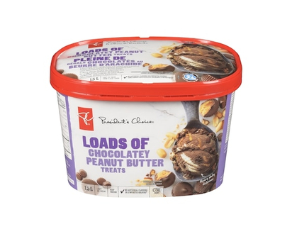 President's Choice Loads Of Chocolatey Peanut Butter Treats Light Ice Cream - 1.5 L