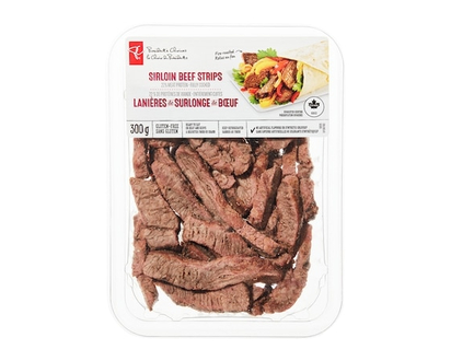 President's Choice Sirloin Beef Strips - 300.0 G