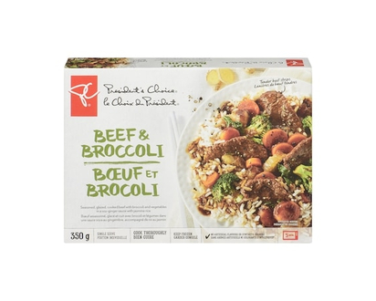 President's Choice Beef and Broccoli Meal - 350.0 G