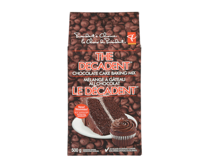 le Choix du Président Mélange à gâteau au chocolat Le Décadent - 500.0 G