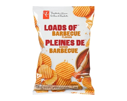 le Choix du Président Croustilles ondulées pleines de barbecue - 200.0 G