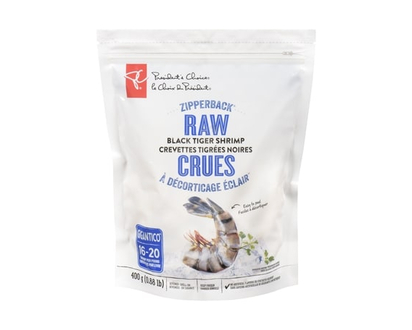 President's Choice Black Tiger Shrimp Raw Gigantico - 400.0 G