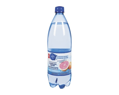 PC Menu Bleu Eau pétillante, pamplemousse rose - 1.0 L