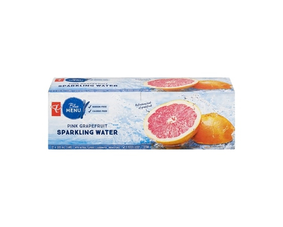 PC Menu Bleu Eau pétillante, pamplemousse rose - 355.0 ML