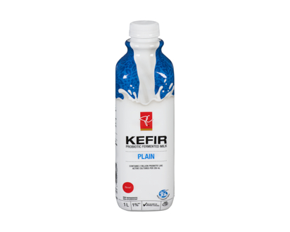 President's Choice Plain Kefir Probiotic Fermented 1% M.F. Milk - 1.0 L