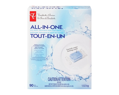 President's Choice All in One Automatic Dishwasher Detergent - 90.0 EA