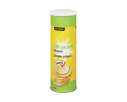 No Name Potato Crisps Dill Pickle Flavour - 142 G