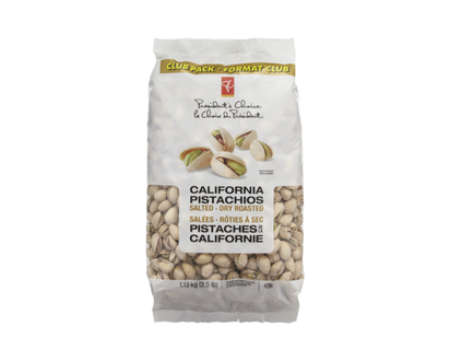 Salted, Dry Roasted California Pistachios - 1.13 KG