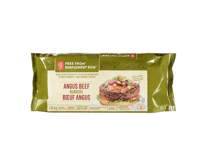 le Choix du Président Burgers Au Bœuf Angus Simplement Bon - 1.02 KG