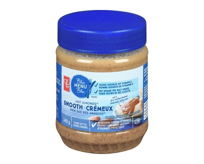 PC Blue Menu Just Almonds Smooth Almond Butter - 340.0 G