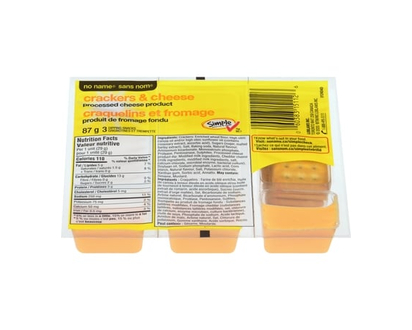 No Name Craquelins et produit de fromage fondu - 3 PQT