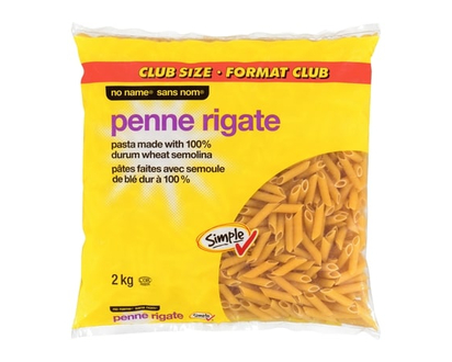 Penne Rigate Pasta - 2.0 KG