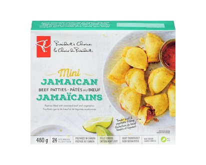 President's Choice Mini Jamaican Beef Patties - 480.0 G