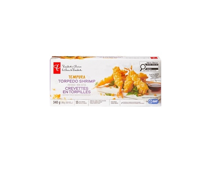 le Choix du Président Crevettes en torpilles tempura - 340.0 G