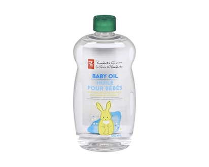 President's Choice PC Baby Oil Vitamin E & Aloe 592ml - 592 ML