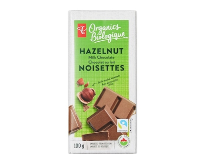 PC Organics Organics Hazelnut Milk Chocolate - 100.0 G