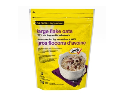No Name 100% Whole Grain Large Flake Oats - 1.0 KG