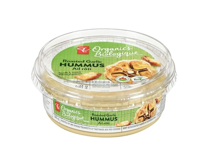 PC Organics Plant Based Hummus Garlic - 190.0 G