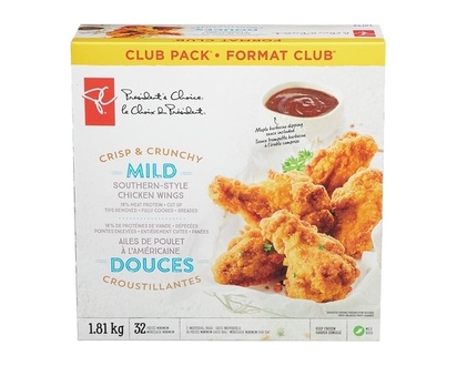 President's Choice Crisp & Crunchy Mild Southern-Style Chicken Wings - 1.81 KG