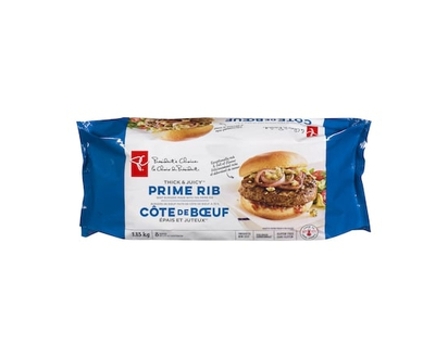 President's Choice Thick &Â Juicy™Â Prime Rib Beef Burger - 1.13 KG