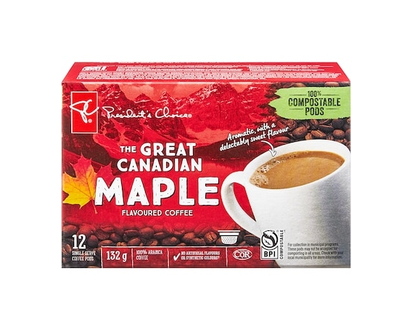 President's Choice Café aromatisé érable à saveur du pays - 136 G