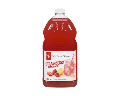 President's Choice Strawberry Lemonade - 1.89 L