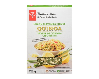President's Choice Lemon Flavour & Chives Quinoa - 225.0 G