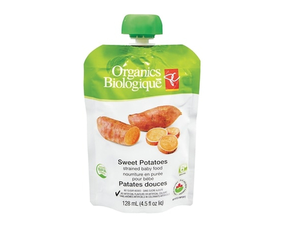 PC Organics Strained Baby Food Sweet Potatoes - 128 ML