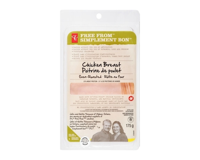President's Choice Free From Oven-Roasted Chicken Breast - 175.0 G