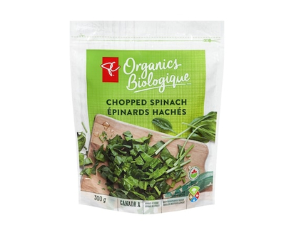 PC Organics Chopped Spinach - 300.0 G