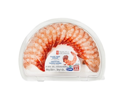 le Choix du Président Crevettes Tigrées Noires Avec Sauce Cocktail Douce Gigantico - 568.0 G