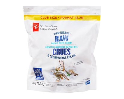 Pacific White Shrimp Raw Zipperback Large - 1.5 KG