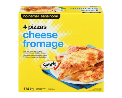 Sans Nom Pizzas, fromage - 1740.0 G
