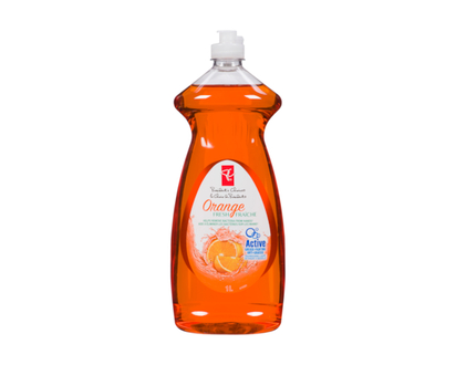le Choix du Président Détergent à vaisselle liquide anti-graisse, orange fraîche - 1.0 L