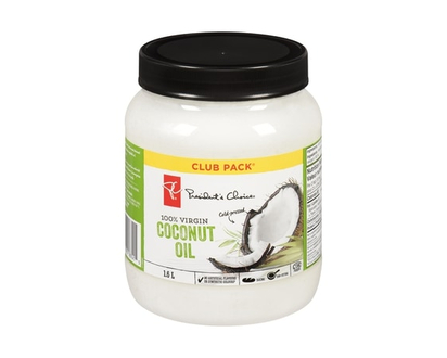 President's Choice 100% Virgin Cold-Pressed Coconut Oil - 1.6 L