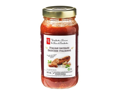 President's Choice Sauce pour pâtes saucisse italienne doux - 650 ML