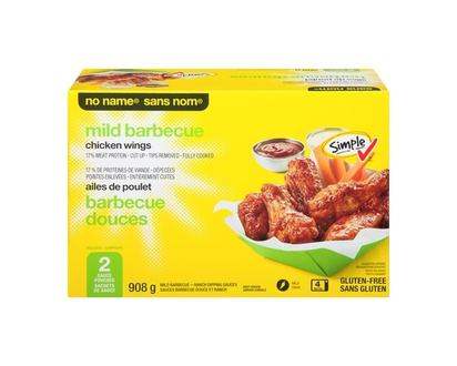 No Name Chicken Wings, Mild BBQ - 908.0 G
