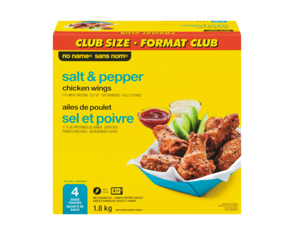 No Name Chicken Wings, Club Pack - 1.81 KG