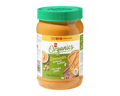PC Organics Organic Smooth Peanut Butter Club Size - 1.0 KG