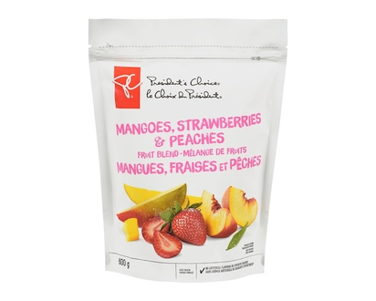 le Choix du Président Mélange de fruits, mangues, fraises et pêches - 600.0 G