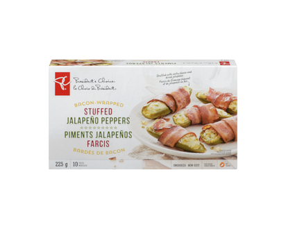 President's Choice Bacon-Wrapped Stuffed Jalapeño Peppers - 225.0 G