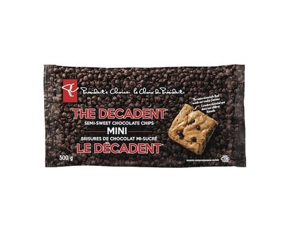 President's Choice The Decadent Semi-Sweet Mini Chocolate Chips - 300.0 G