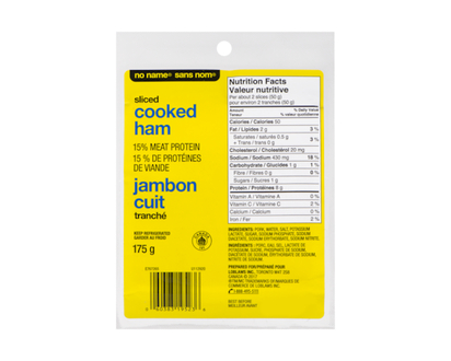 No Name Cooked Ham - 175.0 G