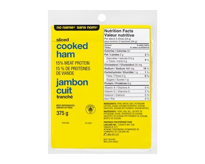 No Name Cooked Ham - 375.0 G