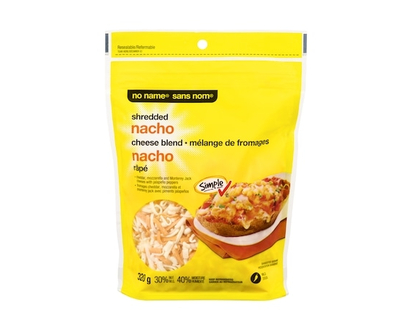 No Name Shredded Nacho Cheese Blend - 320.0 G