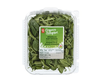 PC Biologique Mélange à salade roquette et jeunes épinards - 142.0 G