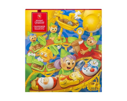 Calendrier de l'avent chocolats au lait 24 jours - 138.0 G