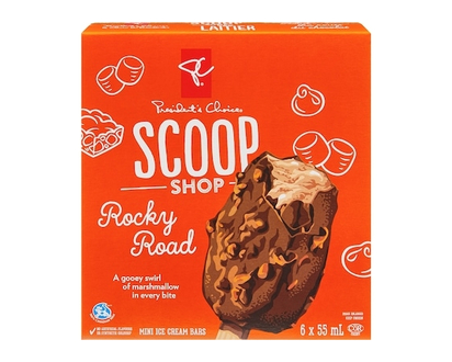 le Choix du Président Mini barres de crème glacée, rocky road - 330.0 ML