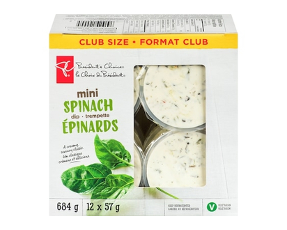 President's Choice Spinach Dip - 57.0 G